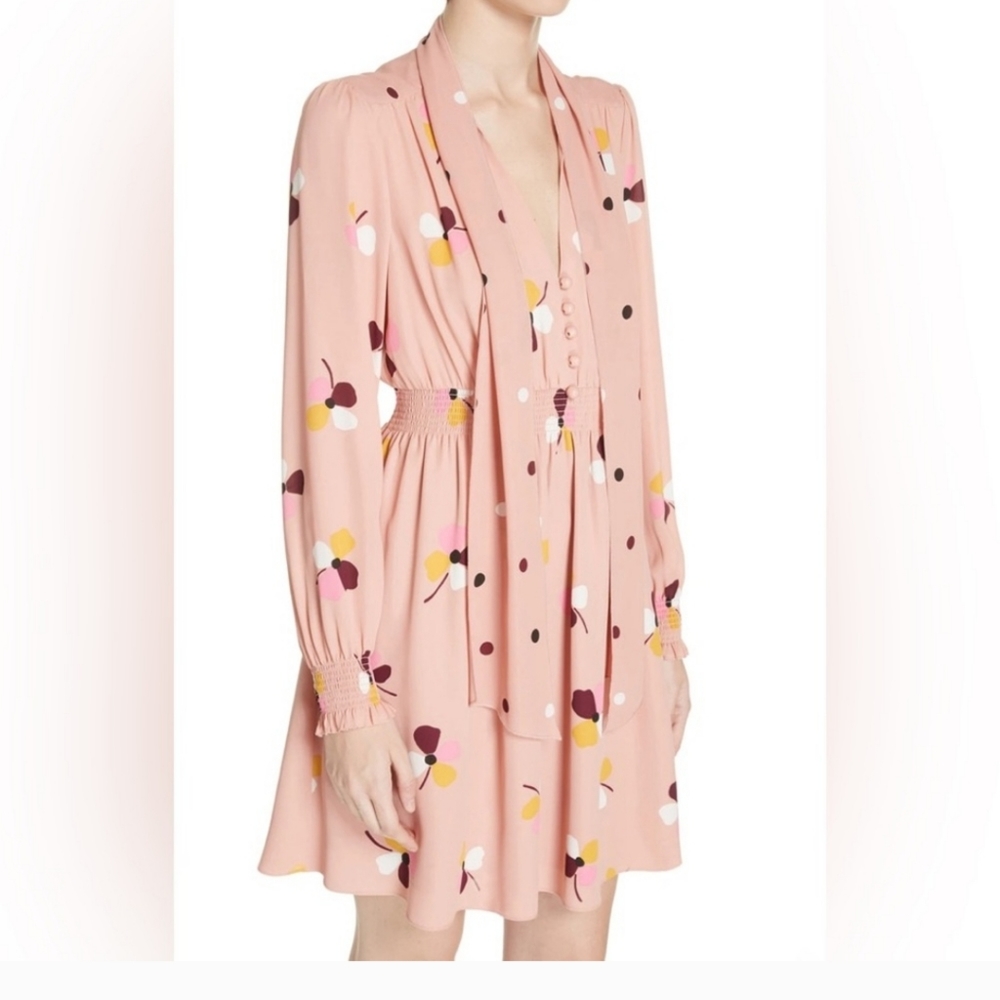 Kate spade dusk buds print mix dress NWT
